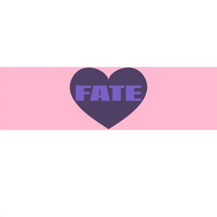 Quan Content Fate Heart Bumper Sticker