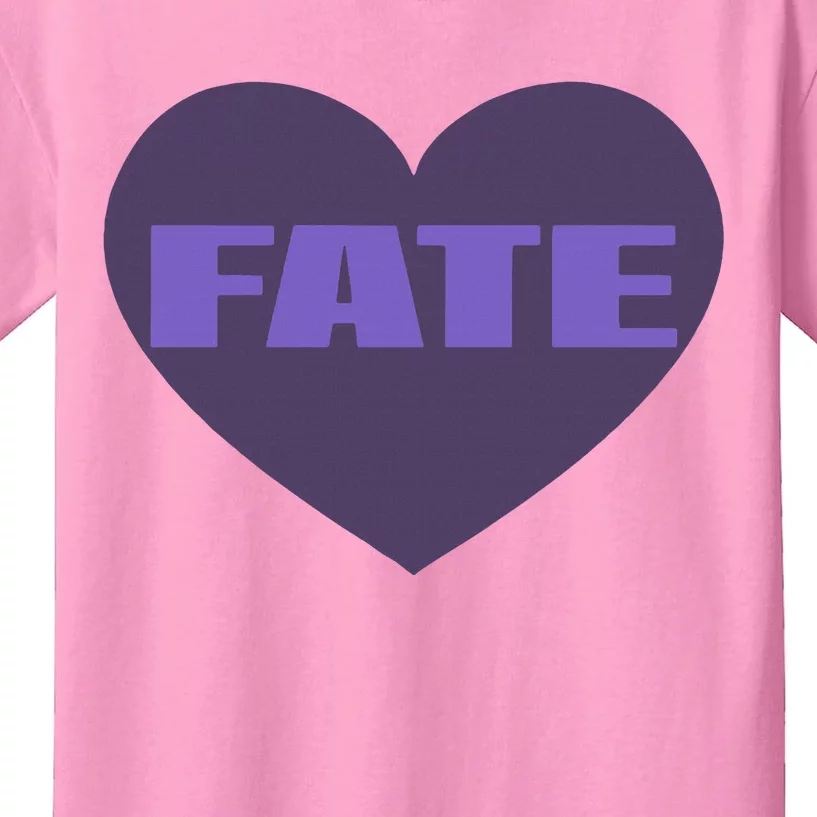 Quan Content Fate Heart Kids T-Shirt