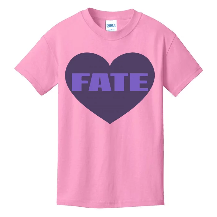 Quan Content Fate Heart Kids T-Shirt