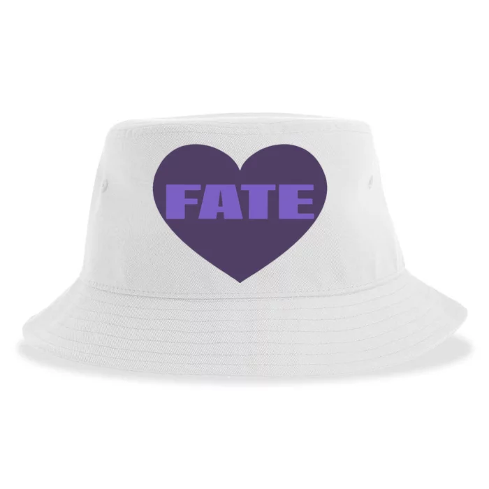 Quan Content Fate Heart Sustainable Bucket Hat