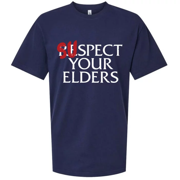 QueenS Court Games Suspect Your Elders Sueded Cloud Jersey T-Shirt