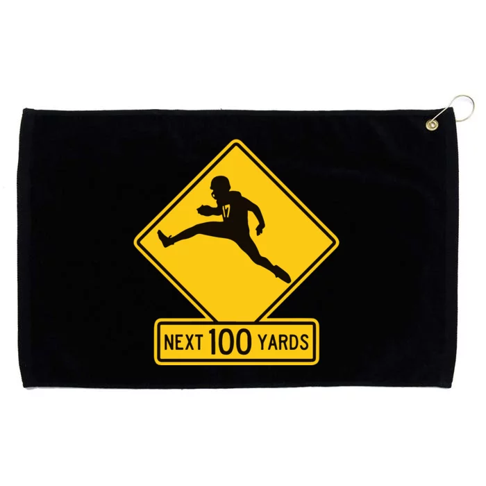 Quarterback Crossing Next 100 Yards Grommeted Golf Towel