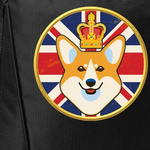 Queen Corgi Platinum Jubilee Emblem City Backpack