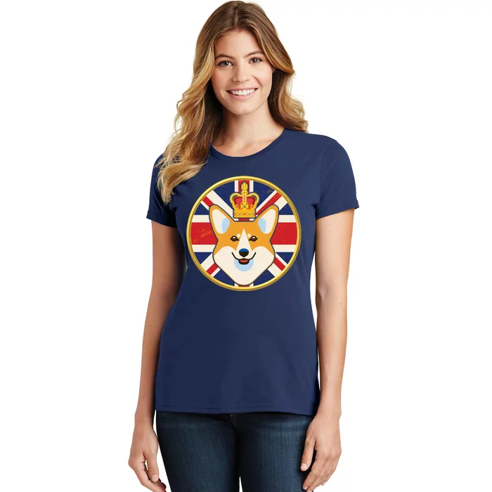 Queen Corgi Platinum Jubilee Emblem Women's T-Shirt