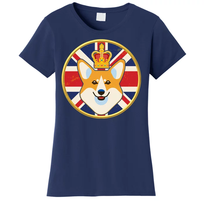 Queen Corgi Platinum Jubilee Emblem Women's T-Shirt