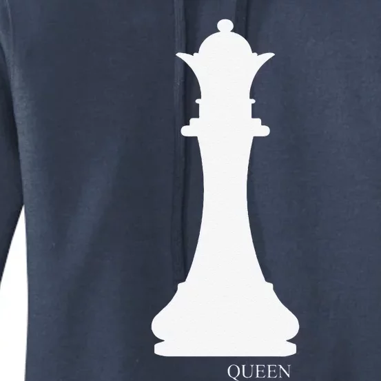 Queen Chess Piece Halloween Costume Chess Club Women's Pullover Hoodie