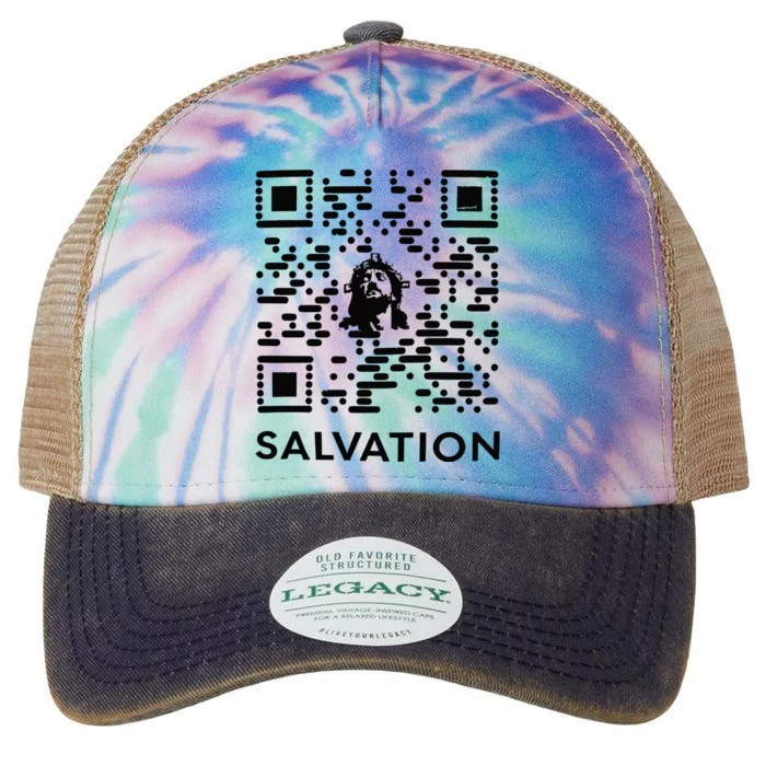 Qr Code Salvation Legacy Tie Dye Trucker Hat