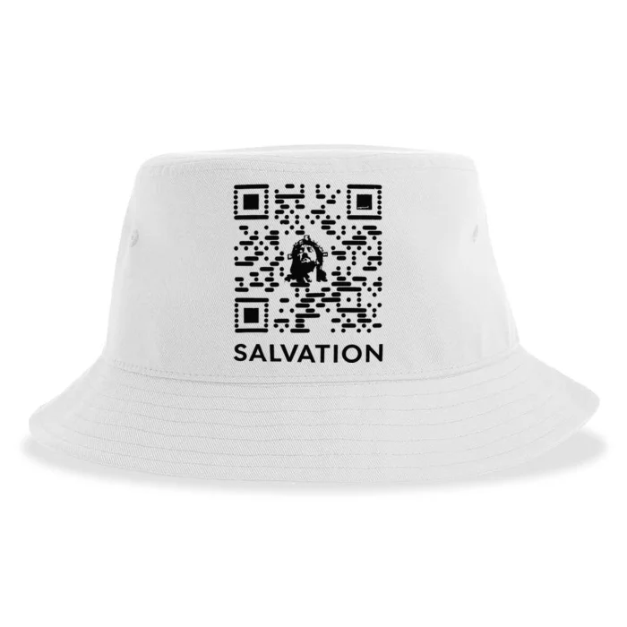 Qr Code Salvation Sustainable Bucket Hat