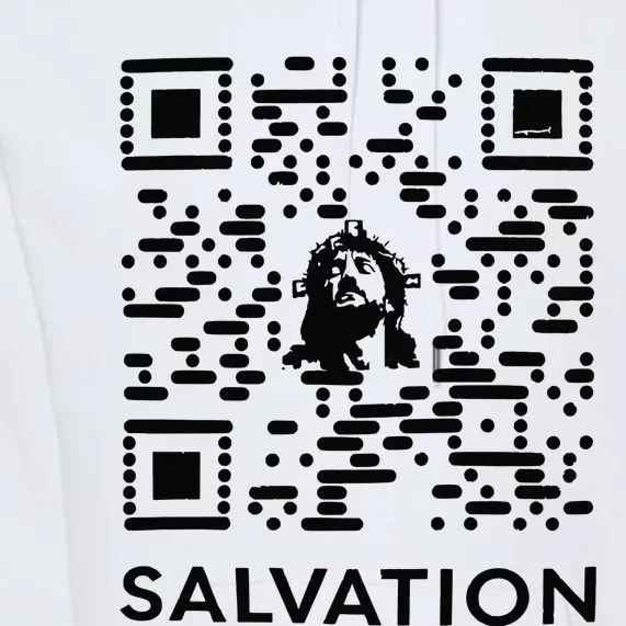 Qr Code Salvation Premium Hoodie