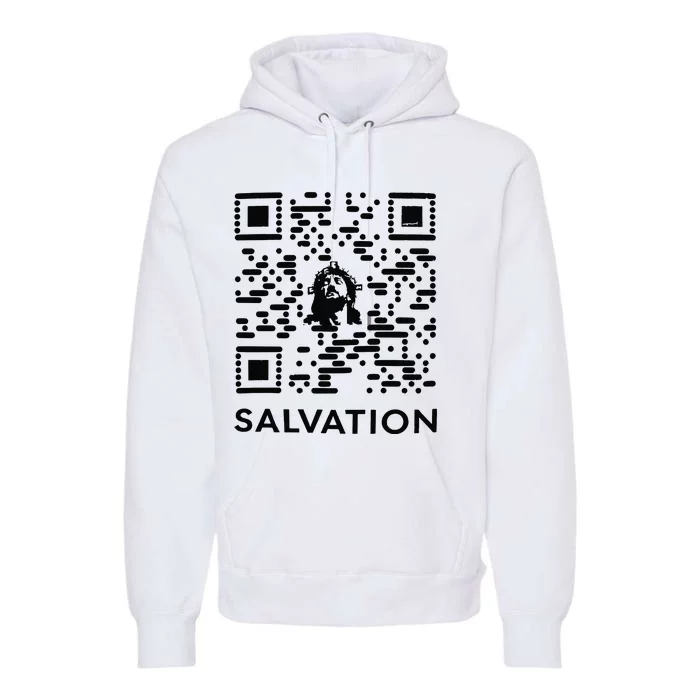 Qr Code Salvation Premium Hoodie