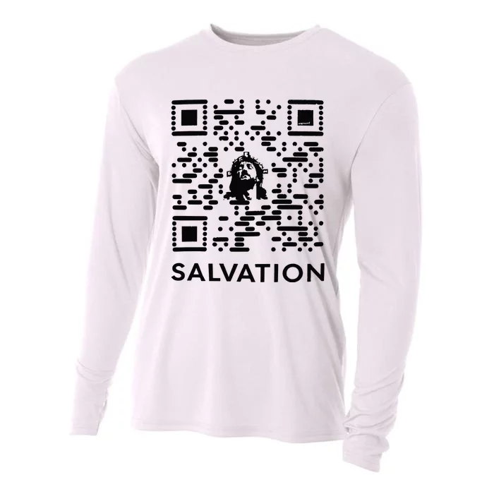 Qr Code Salvation Cooling Performance Long Sleeve Crew