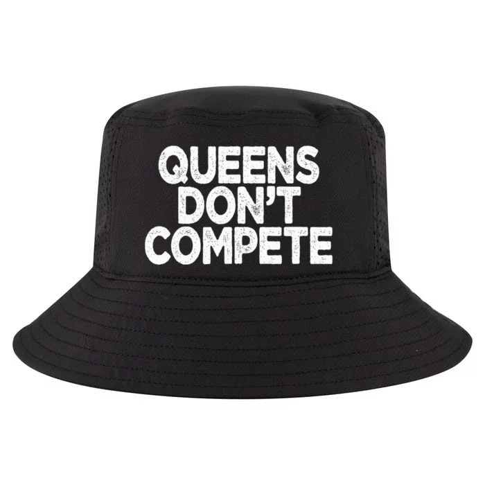 Queens DonT Compete Cool Comfort Performance Bucket Hat