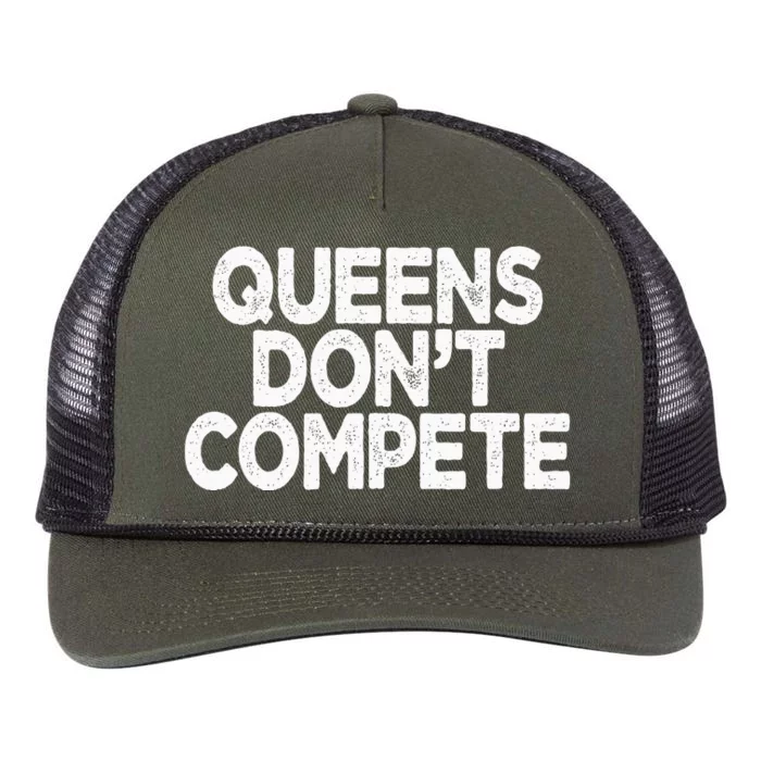 Queens DonT Compete Retro Rope Trucker Hat Cap