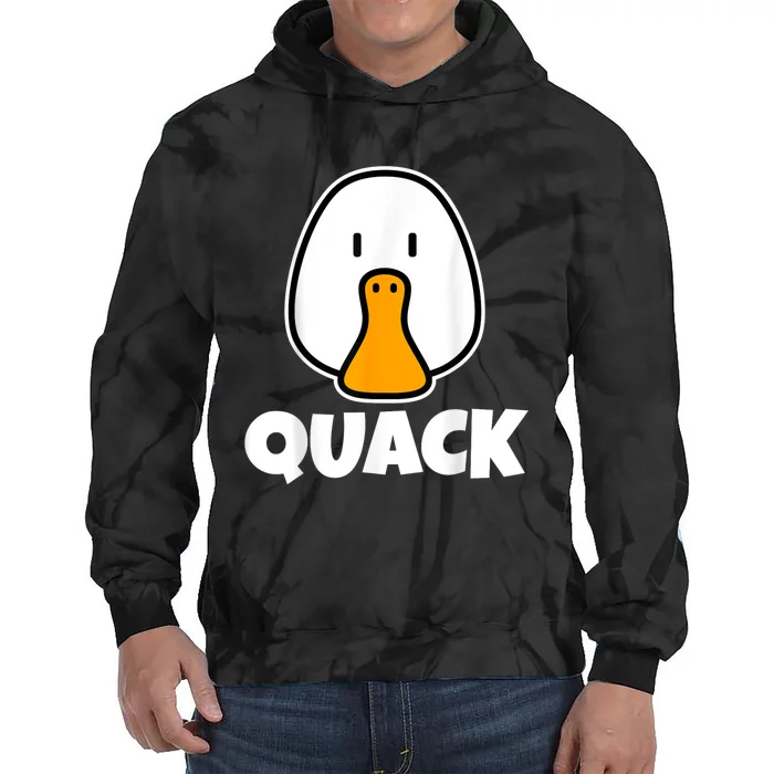 Quack Ducks Duck Lover Tie Dye Hoodie