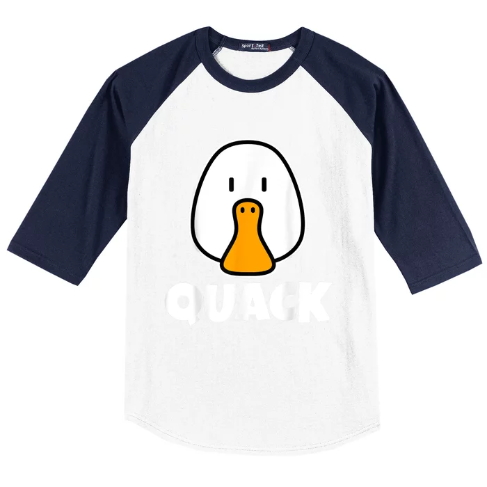 Quack Ducks Duck Lover Baseball Sleeve Shirt