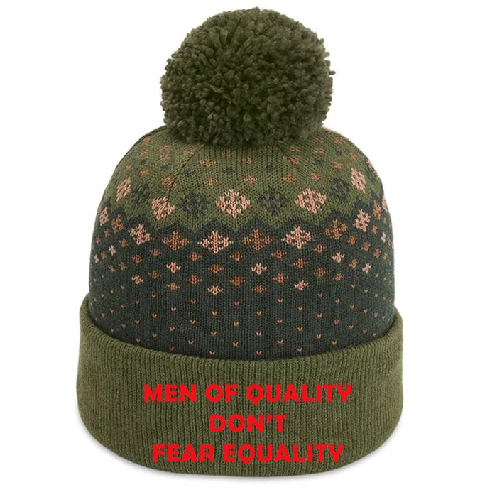 Quality DonT Fear Equality The Baniff Cuffed Pom Beanie