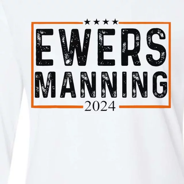 Quinn Ewers Arch Manning Funny Support Vote Womens Cotton Relaxed Long Sleeve T-Shirt