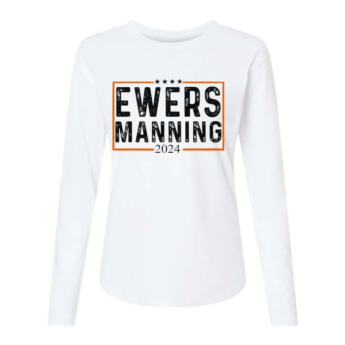 Quinn Ewers Arch Manning Funny Support Vote Womens Cotton Relaxed Long Sleeve T-Shirt