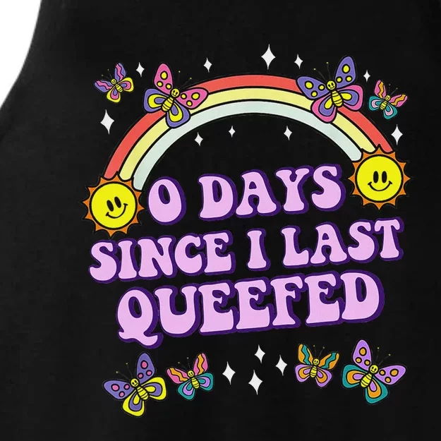 Queef Embarrassing  Funny Raunchy Ladies Tri-Blend Wicking Tank