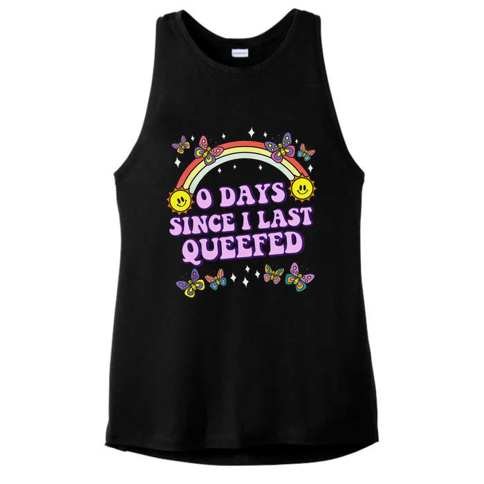 Queef Embarrassing  Funny Raunchy Ladies Tri-Blend Wicking Tank