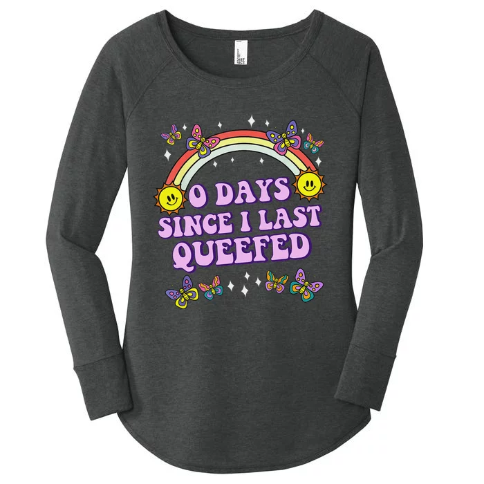 Queef Embarrassing  Funny Raunchy Women's Perfect Tri Tunic Long Sleeve Shirt