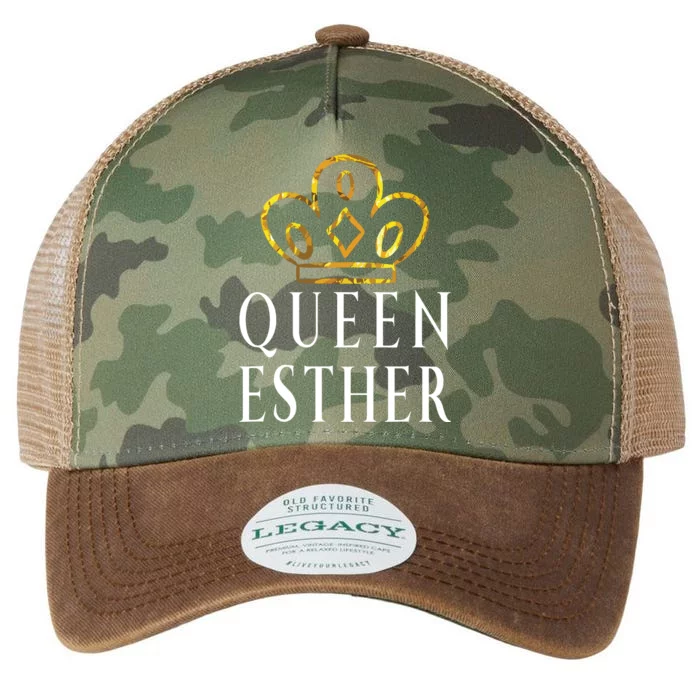 Queen Esther Gold Crown Purim Costume Legacy Tie Dye Trucker Hat