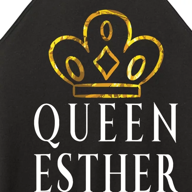 Queen Esther Gold Crown Purim Costume Women’s Perfect Tri Rocker Tank