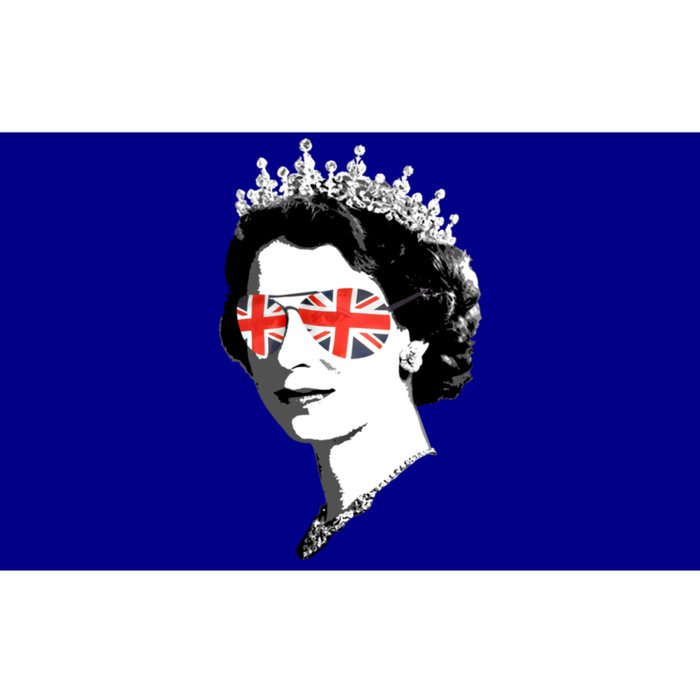 Queen Elizabeth Ii Sunglasses British Crown Union Jack Meme Gift Bumper Sticker