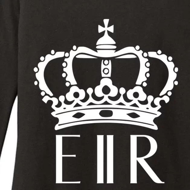 Queen Elizabeth Ii Shirt Queen Elizabeth Ii Crown Emblem Shirt Womens CVC Long Sleeve Shirt