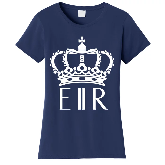 Queen Elizabeth Ii Shirt Queen Elizabeth Ii Crown Emblem Shirt Women's T-Shirt