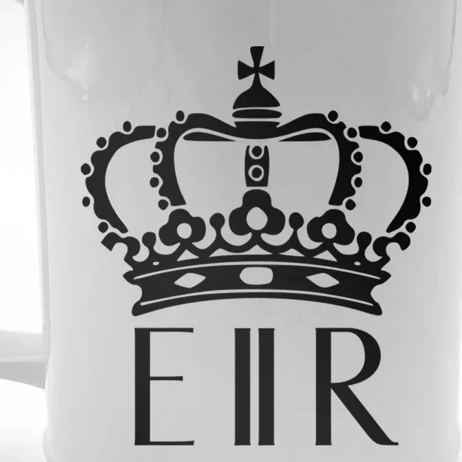 Queen Elizabeth Ii Shirt Queen Elizabeth Ii Crown Emblem Shirt Front & Back Beer Stein