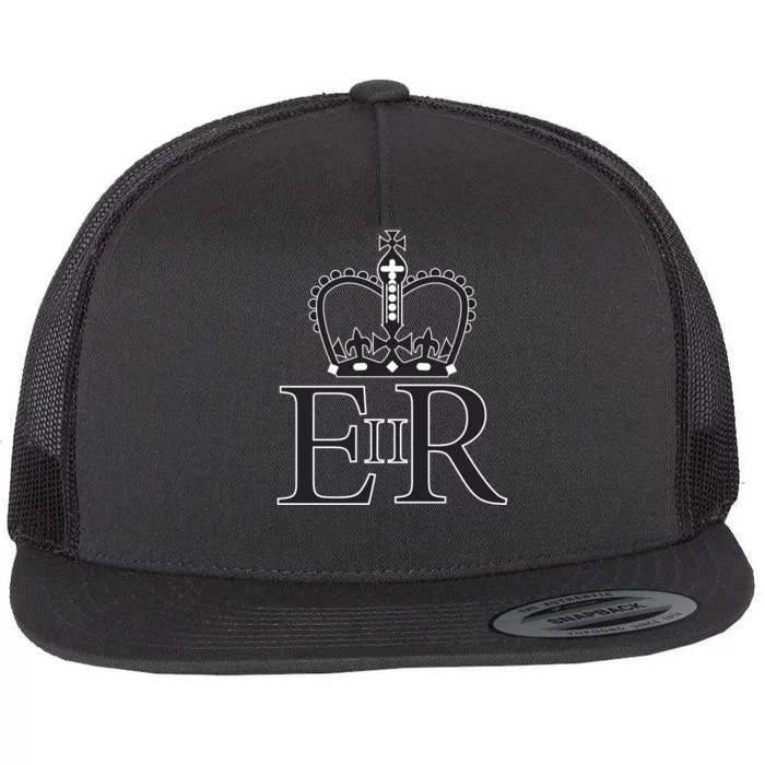 Queen Elizabeth II Flat Bill Trucker Hat