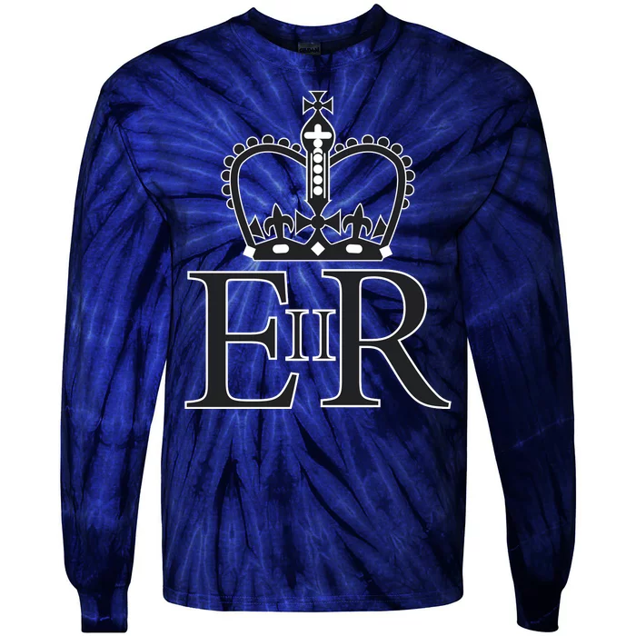 Queen Elizabeth II Tie-Dye Long Sleeve Shirt