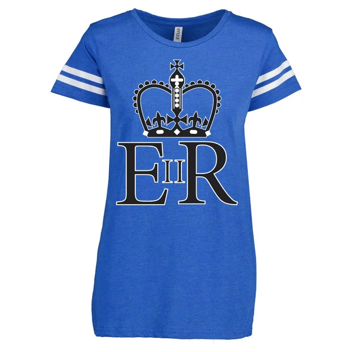 Queen Elizabeth II Enza Ladies Jersey Football T-Shirt