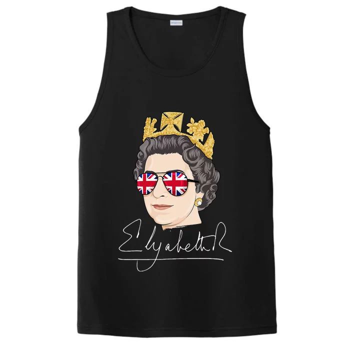 Queen Elizabeth II Signature Autograph Performance Tank