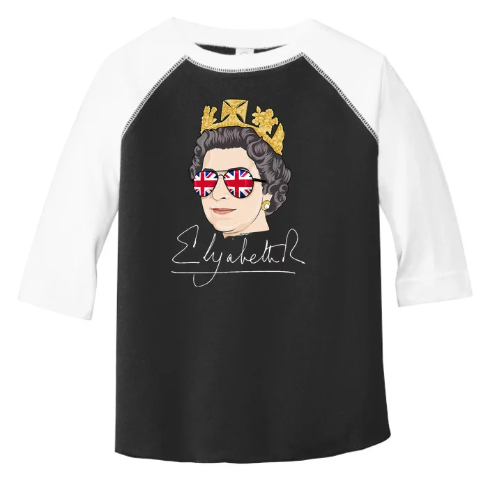 Queen Elizabeth II Signature Autograph Toddler Fine Jersey T-Shirt