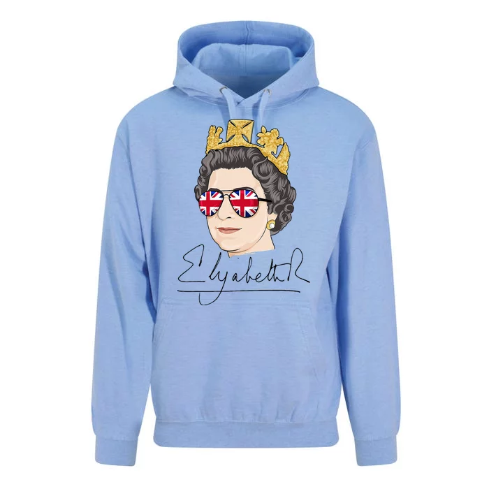 Queen Elizabeth II Signature Autograph Unisex Surf Hoodie