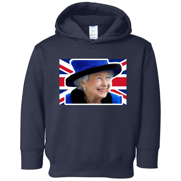 Queen Elizabeth II British Queen September 8 2022 Queen Of England UK Flag Toddler Hoodie