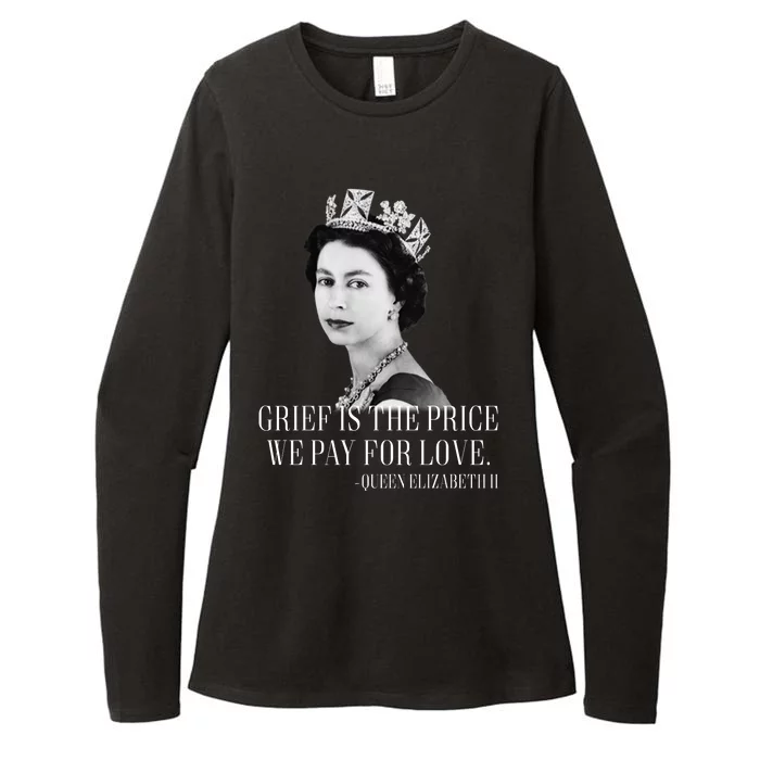 Queen Elizabeth II Inspiring Quote Womens CVC Long Sleeve Shirt