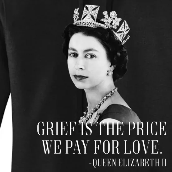 Queen Elizabeth II Inspiring Quote Women's Pullover Hoodie