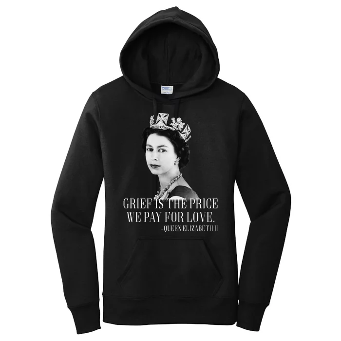 Queen Elizabeth II Inspiring Quote Women's Pullover Hoodie