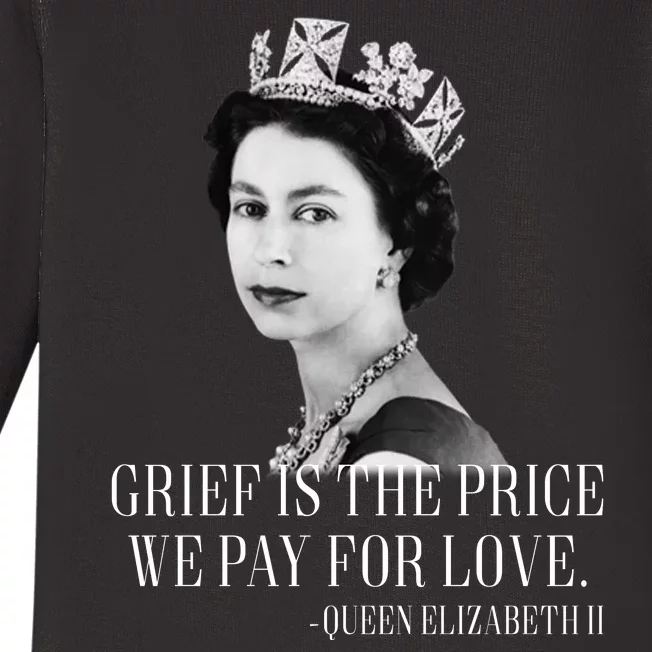 Queen Elizabeth II Inspiring Quote Baby Long Sleeve Bodysuit