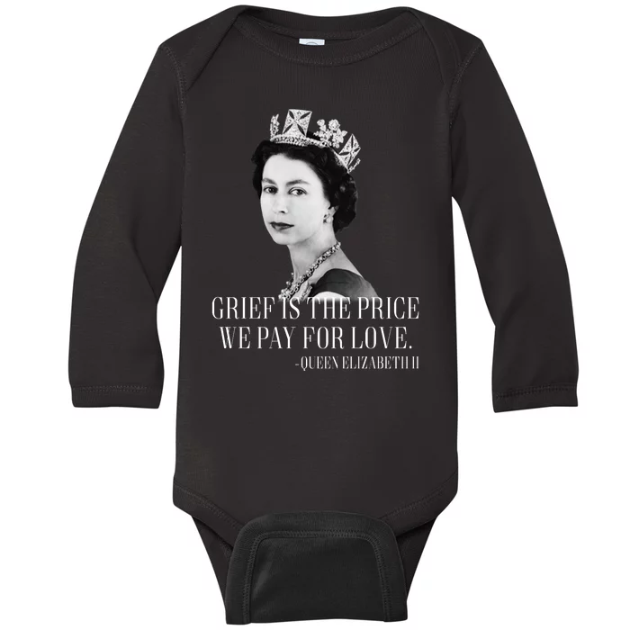 Queen Elizabeth II Inspiring Quote Baby Long Sleeve Bodysuit