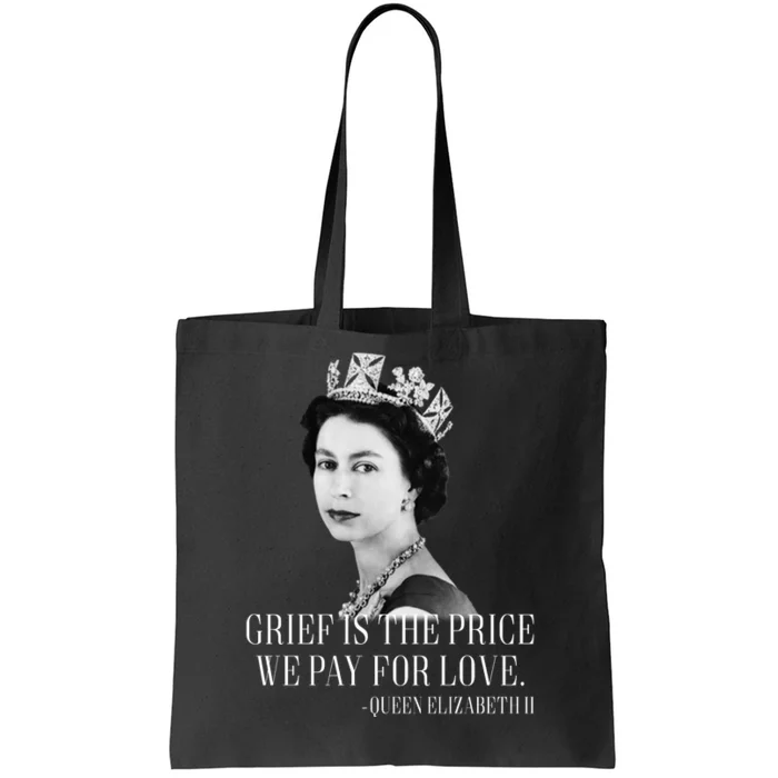 Queen Elizabeth II Inspiring Quote Tote Bag