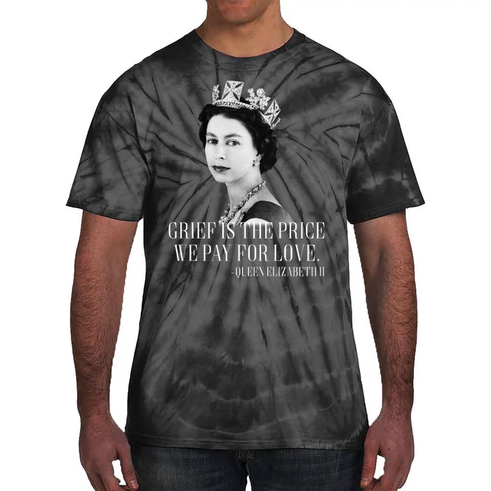 Queen Elizabeth II Inspiring Quote Tie-Dye T-Shirt