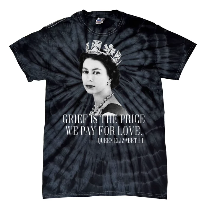 Queen Elizabeth II Inspiring Quote Tie-Dye T-Shirt