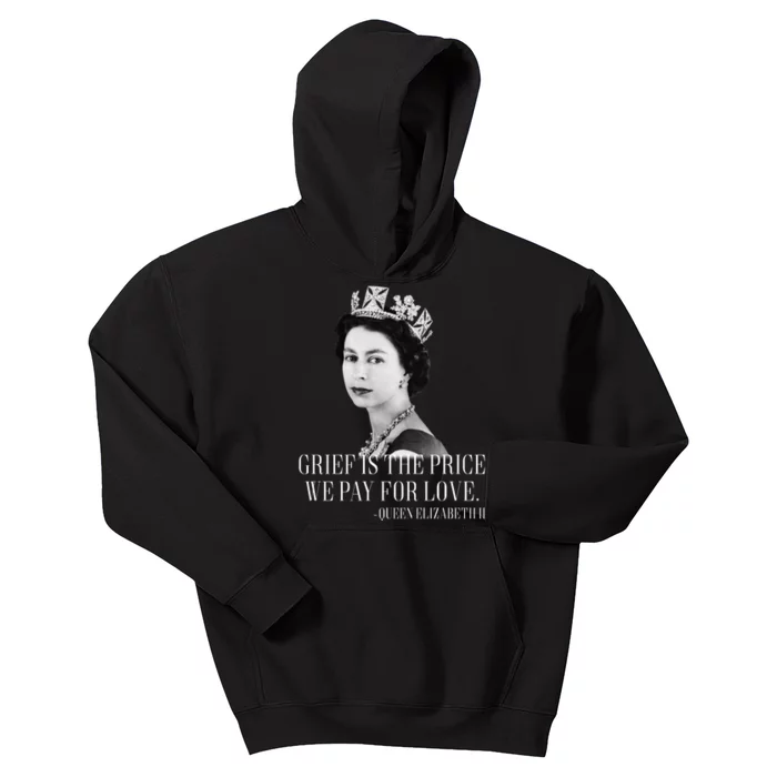 Queen Elizabeth II Inspiring Quote Kids Hoodie