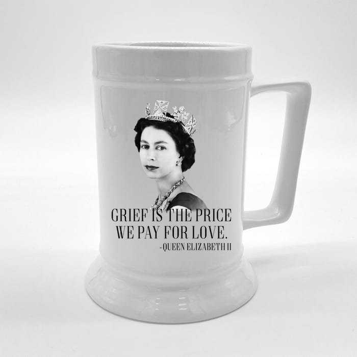 Queen Elizabeth II Inspiring Quote Front & Back Beer Stein