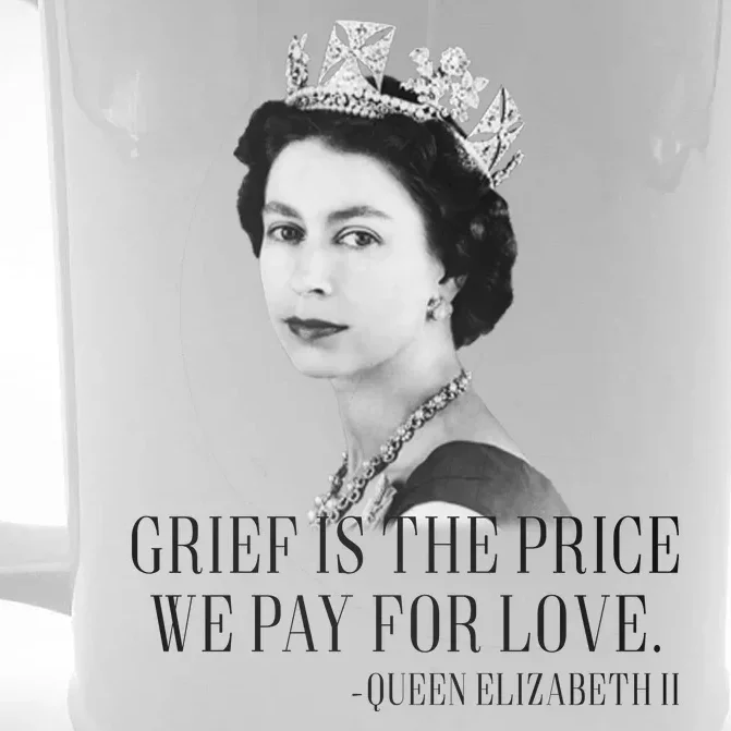 Queen Elizabeth II Inspiring Quote Front & Back Beer Stein