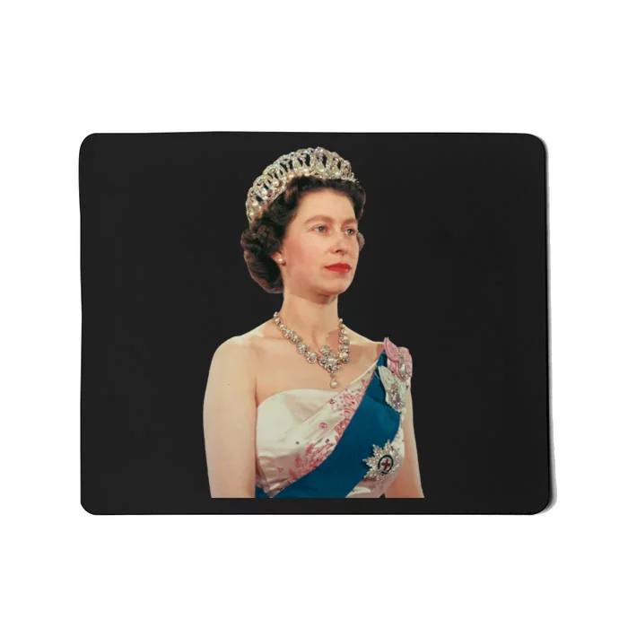 Queen Elizabeth's II British Crown Majesty Portrait Mousepad